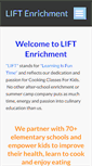 Mobile Screenshot of liftenrichment.com